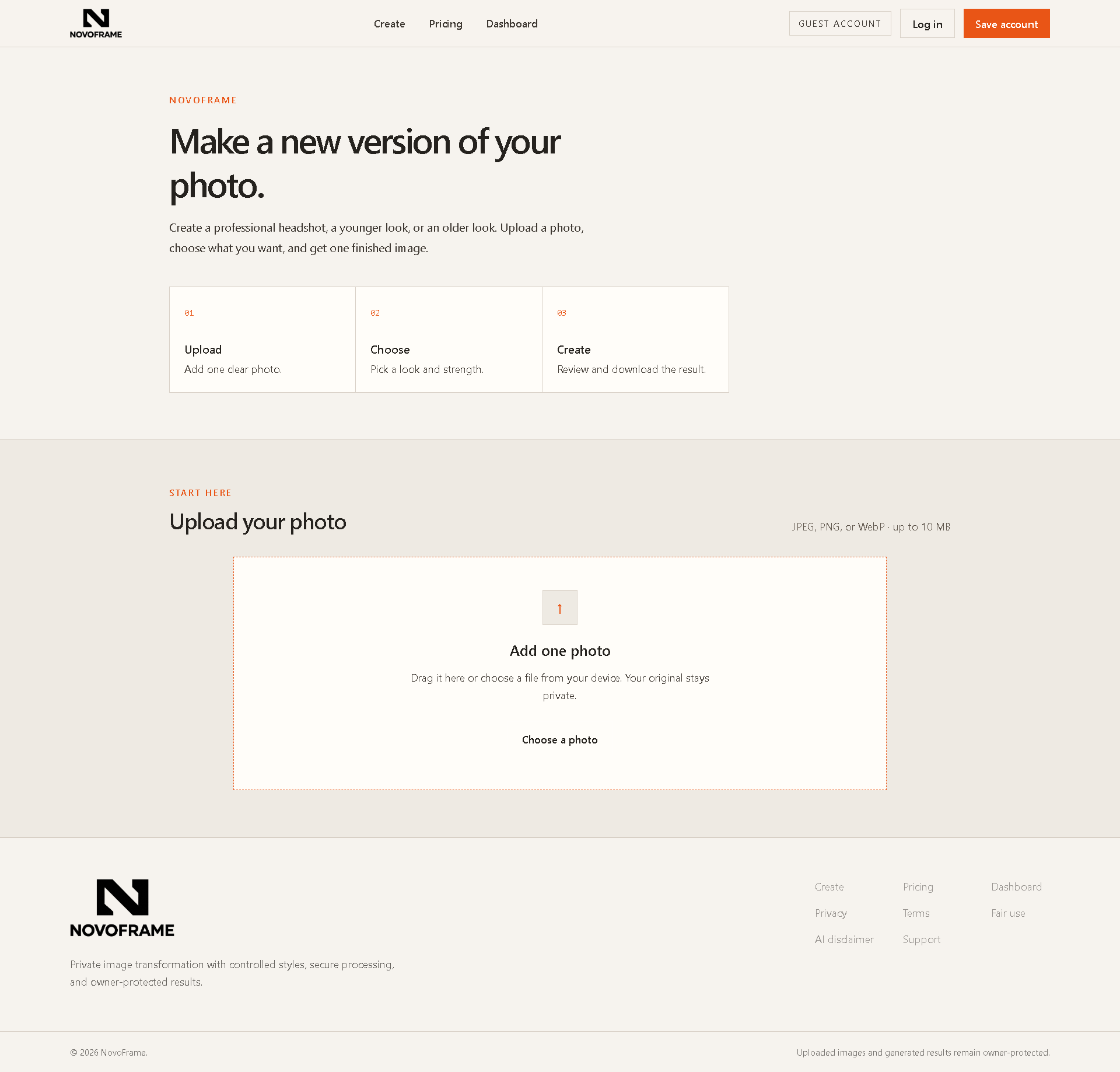 Portfolio Interface View