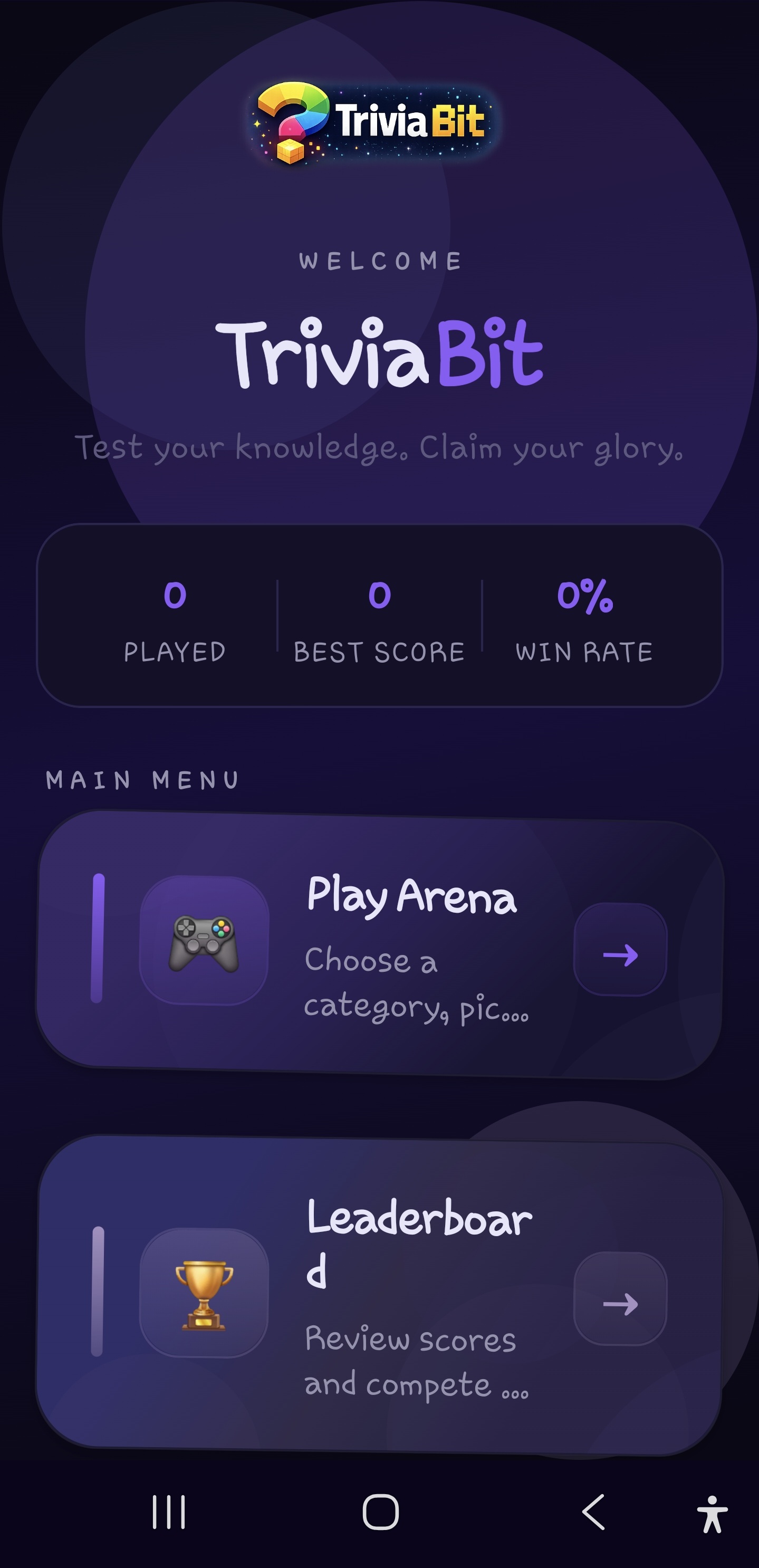 Portfolio Interface View